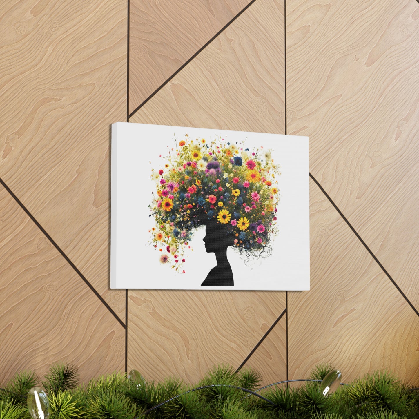 Summer Wildflower Hair Art Print