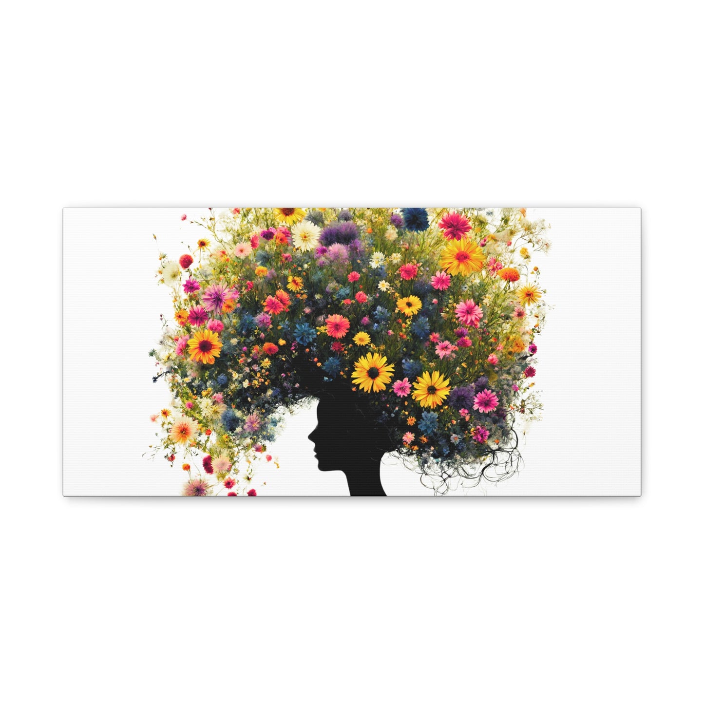 Summer Wildflower Hair Art Print
