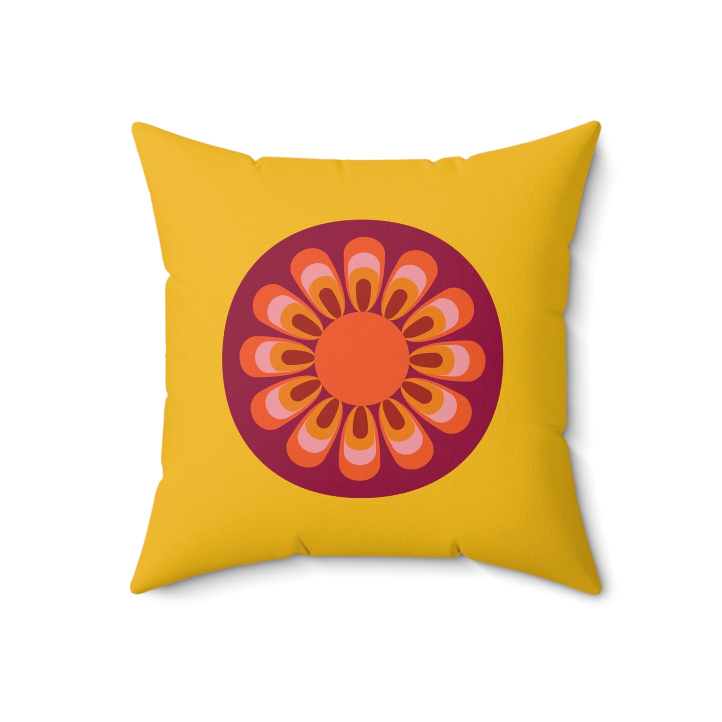 Spun Polyester Square Pillow