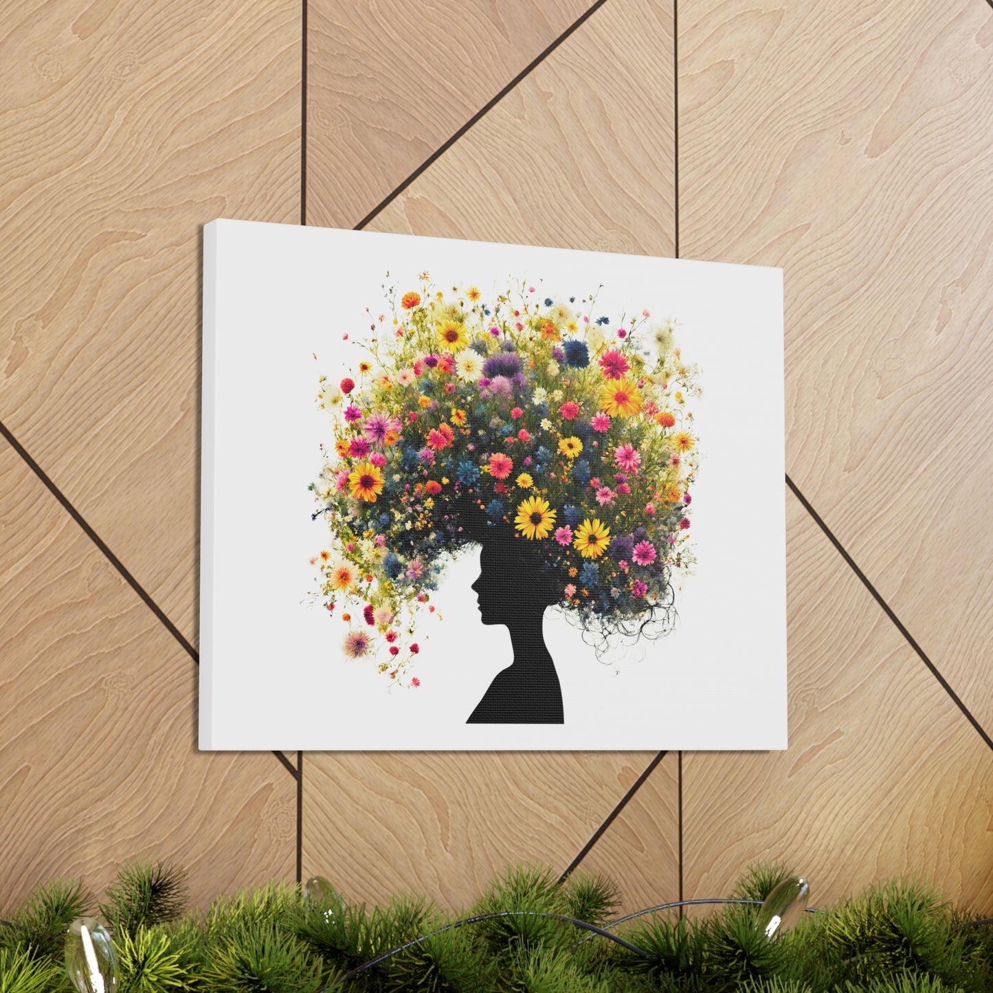 Summer Wildflower Hair Art Print
