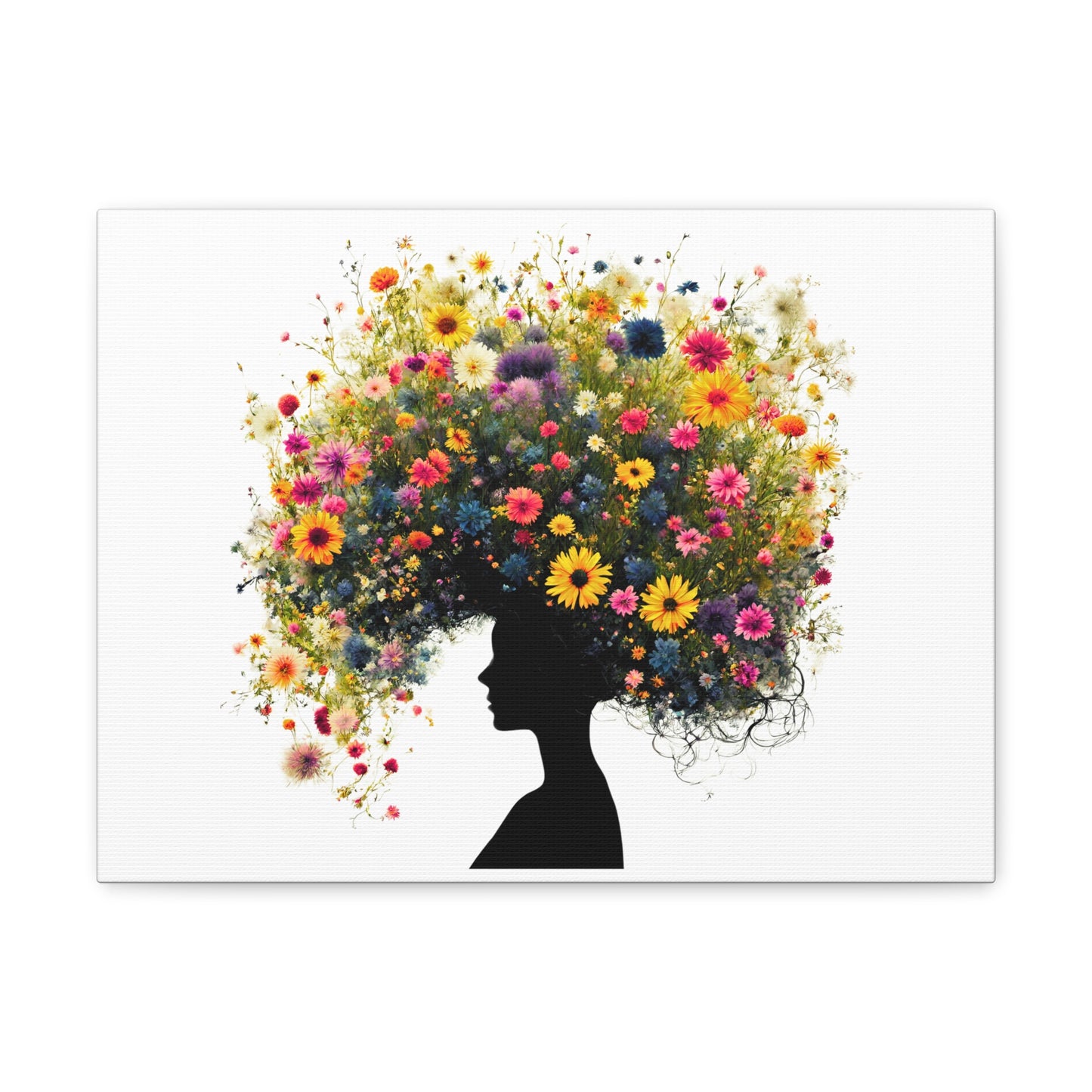 Summer Wildflower Hair Art Print
