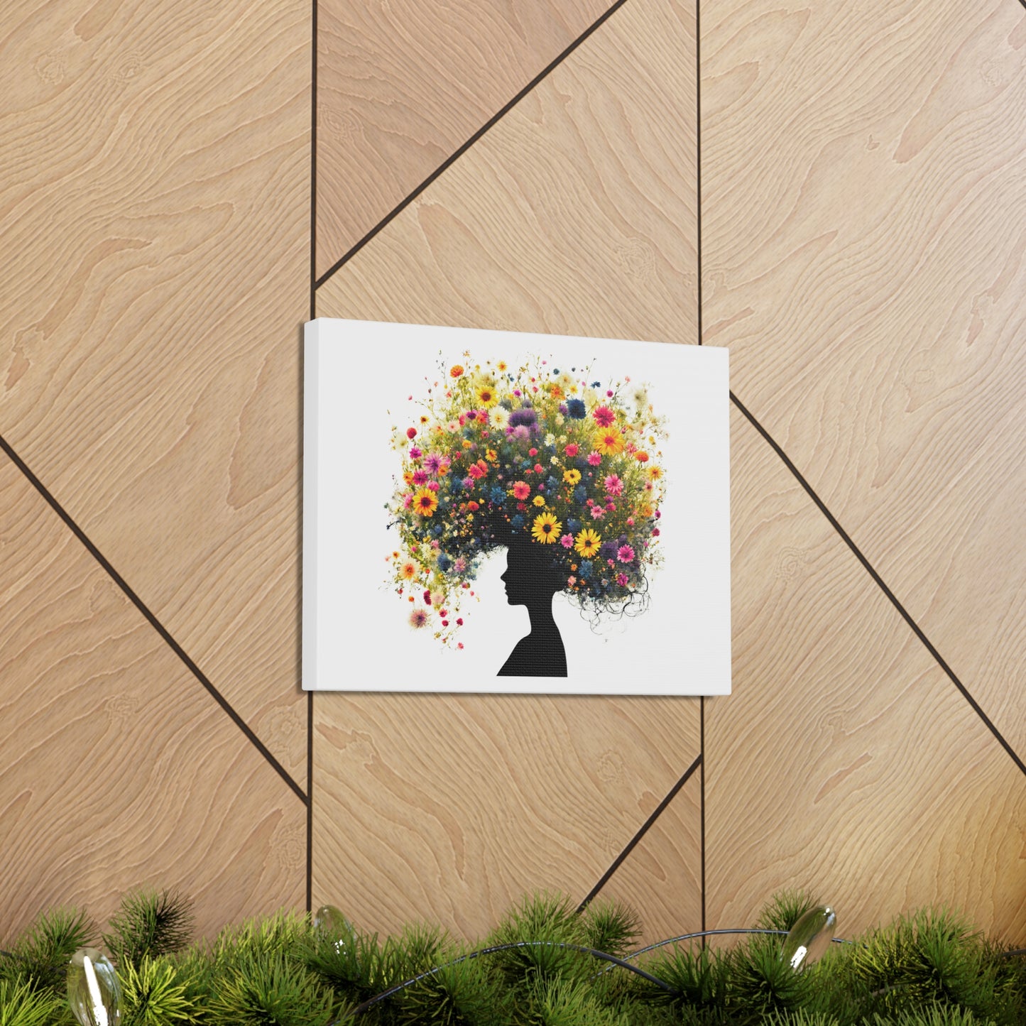 Summer Wildflower Hair Art Print