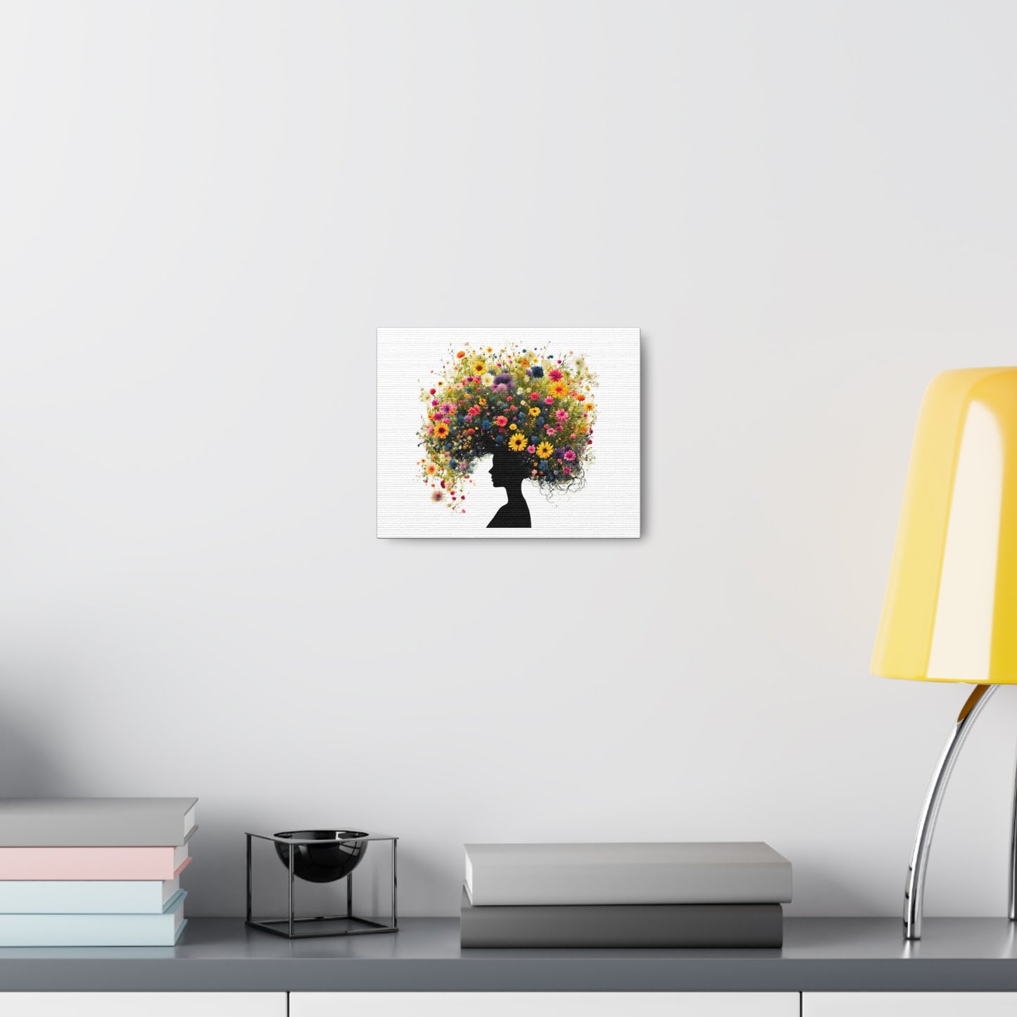 Summer Wildflower Hair Art Print