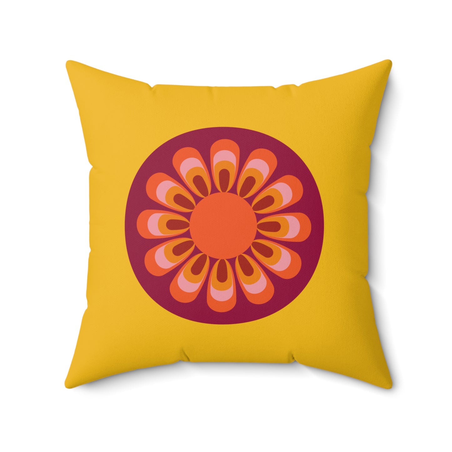 Spun Polyester Square Pillow