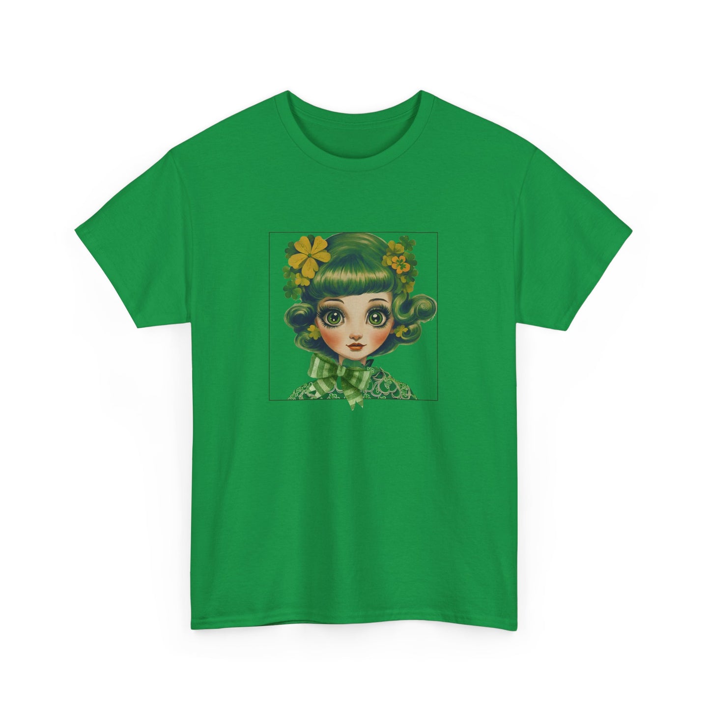 T-Shirt - Irish Eyes Are Smiling Big Eyes Irish Gal