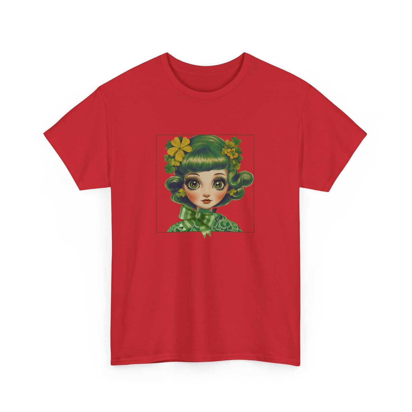T-Shirt - Irish Eyes Are Smiling Big Eyes Irish Gal