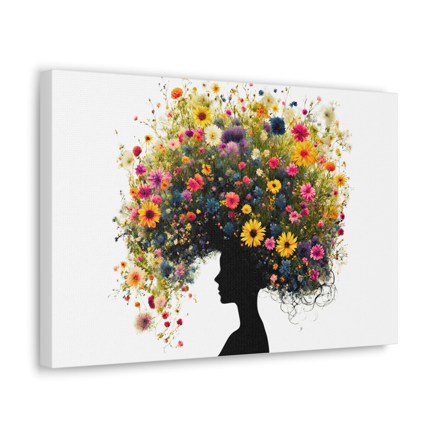 Summer Wildflower Hair Art Print