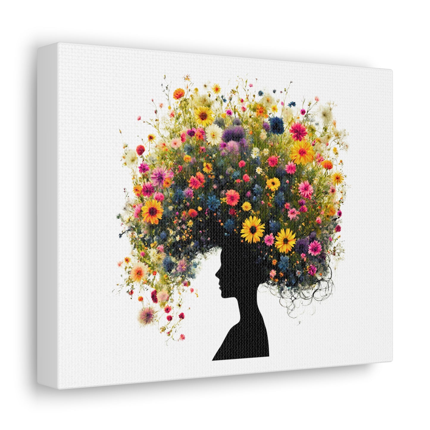 Summer Wildflower Hair Art Print