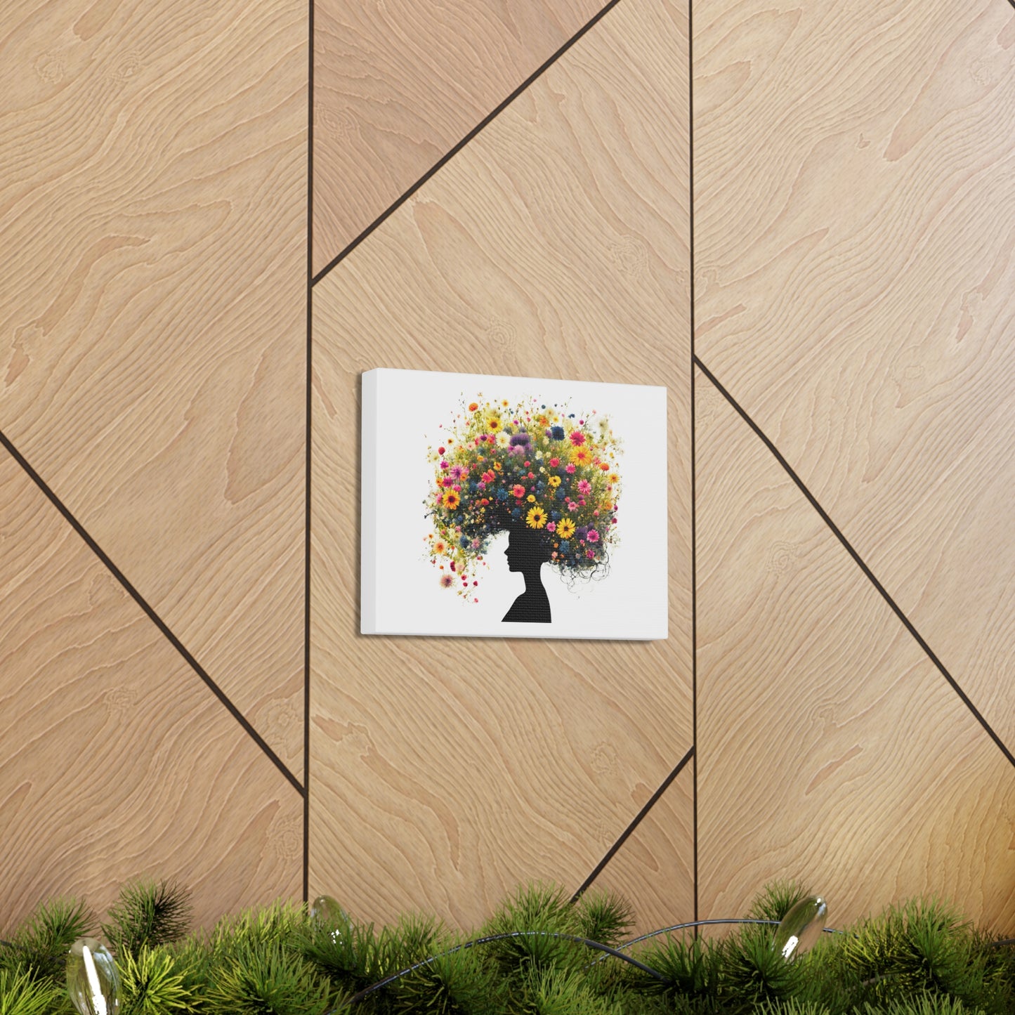 Summer Wildflower Hair Art Print