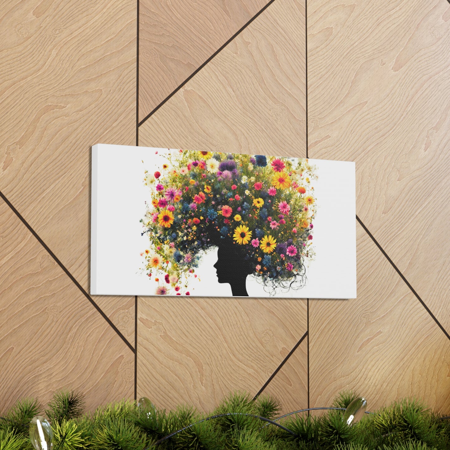 Summer Wildflower Hair Art Print