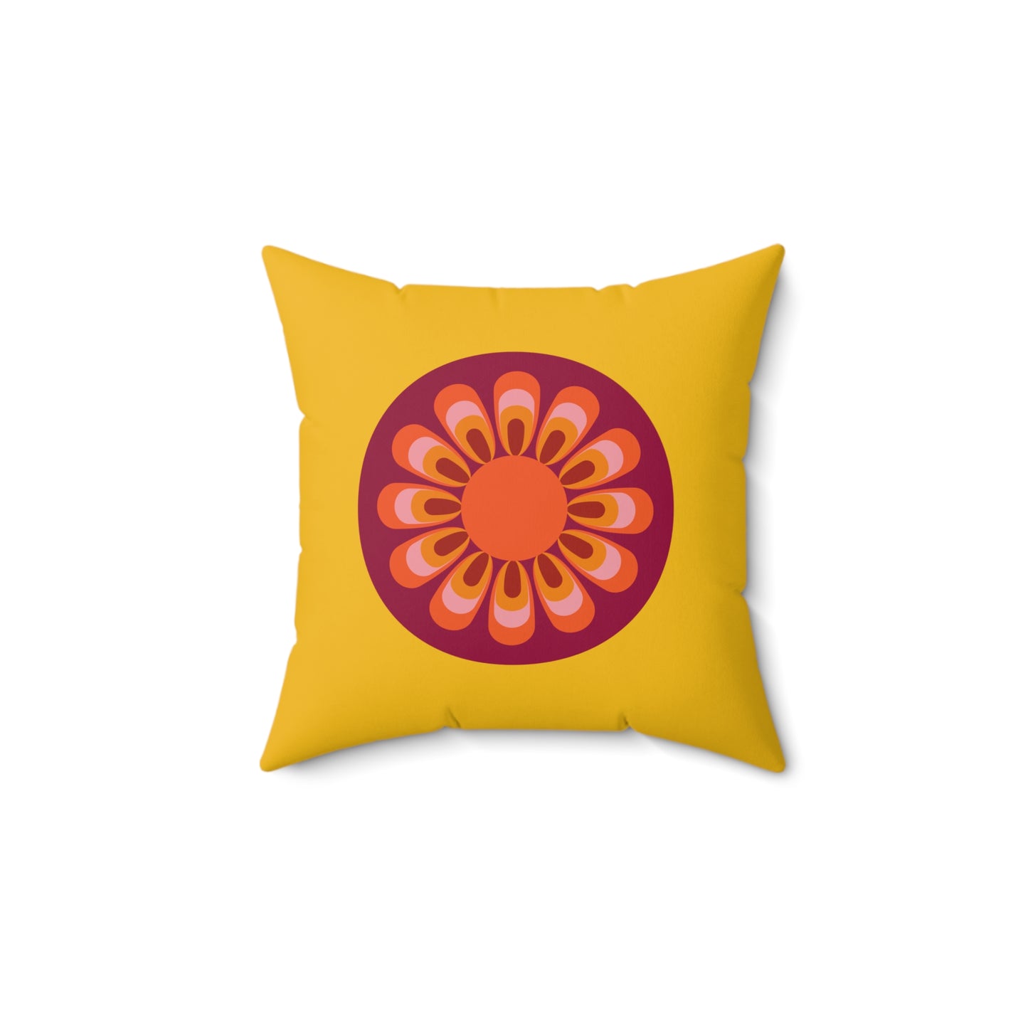 Spun Polyester Square Pillow