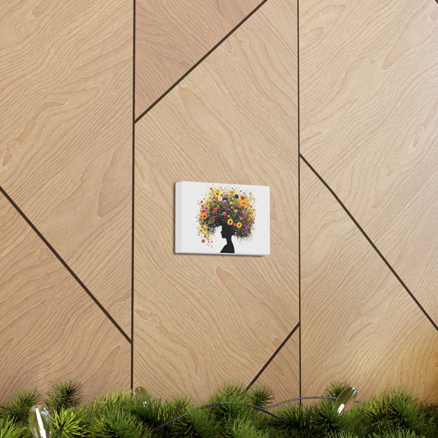 Summer Wildflower Hair Art Print