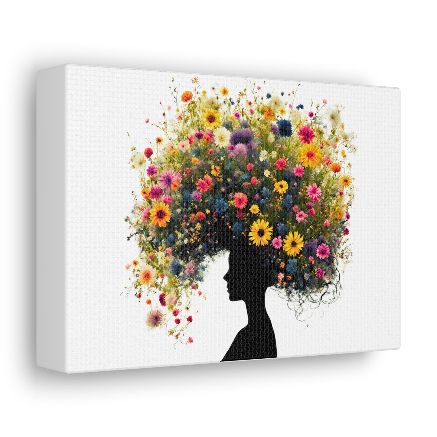 Summer Wildflower Hair Art Print