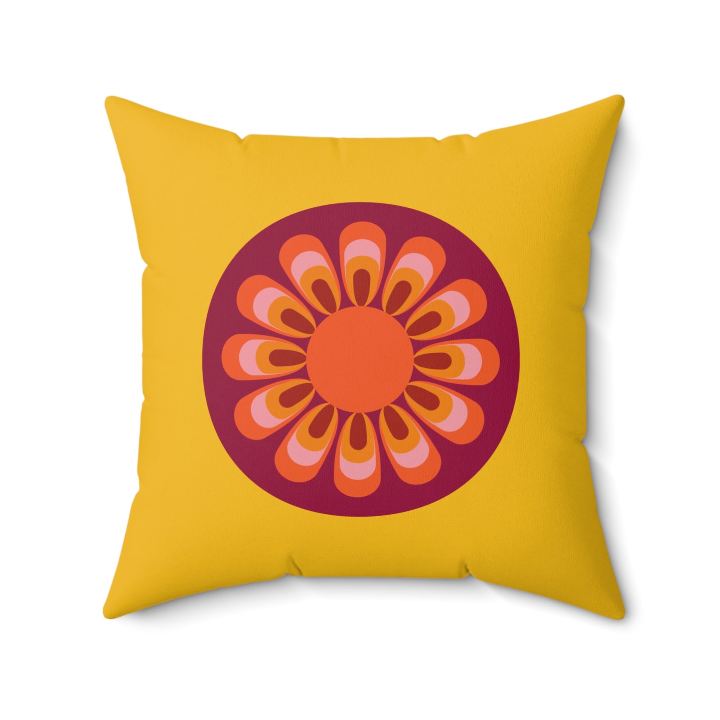 Spun Polyester Square Pillow