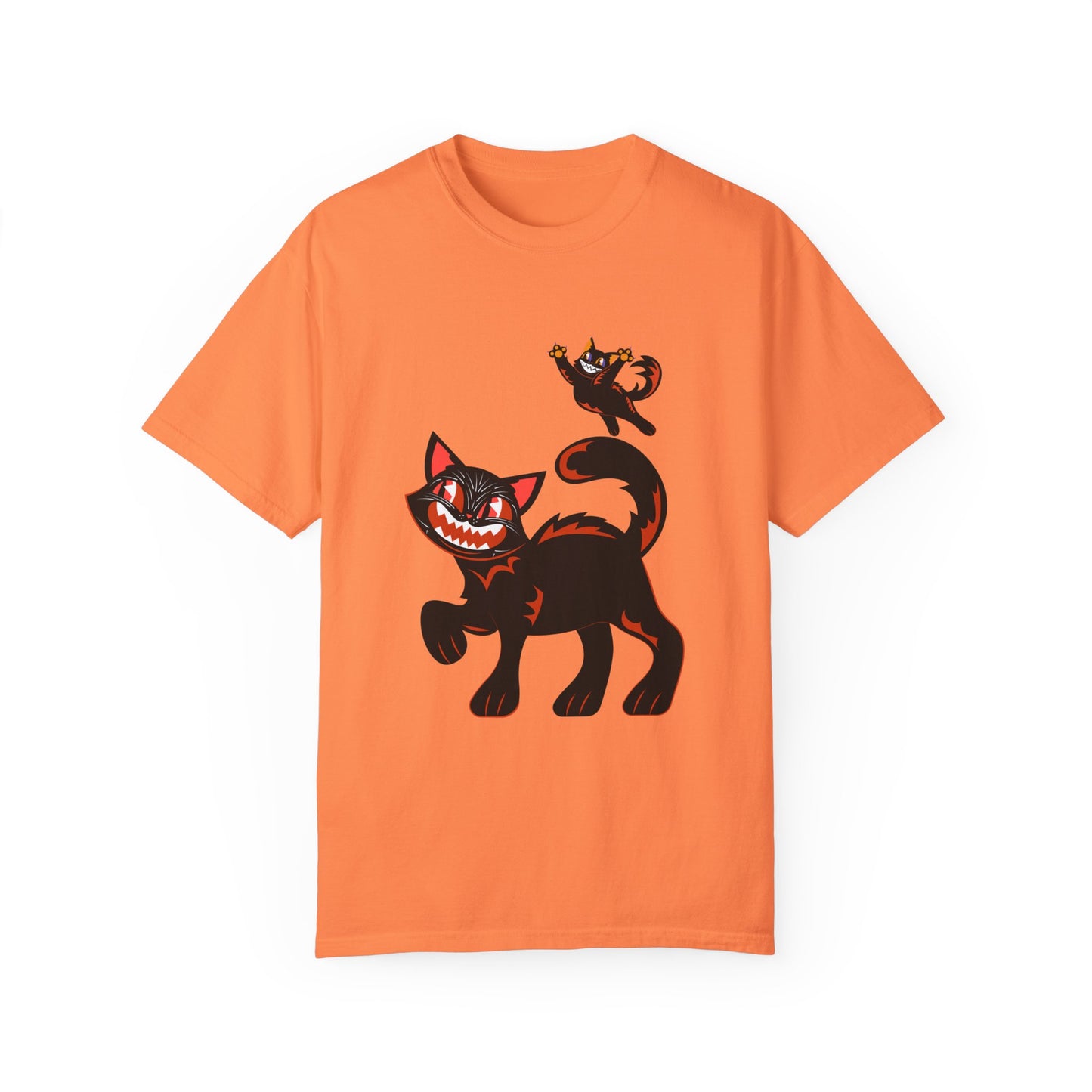 Vintage Playful Halloween Cats T-shirt