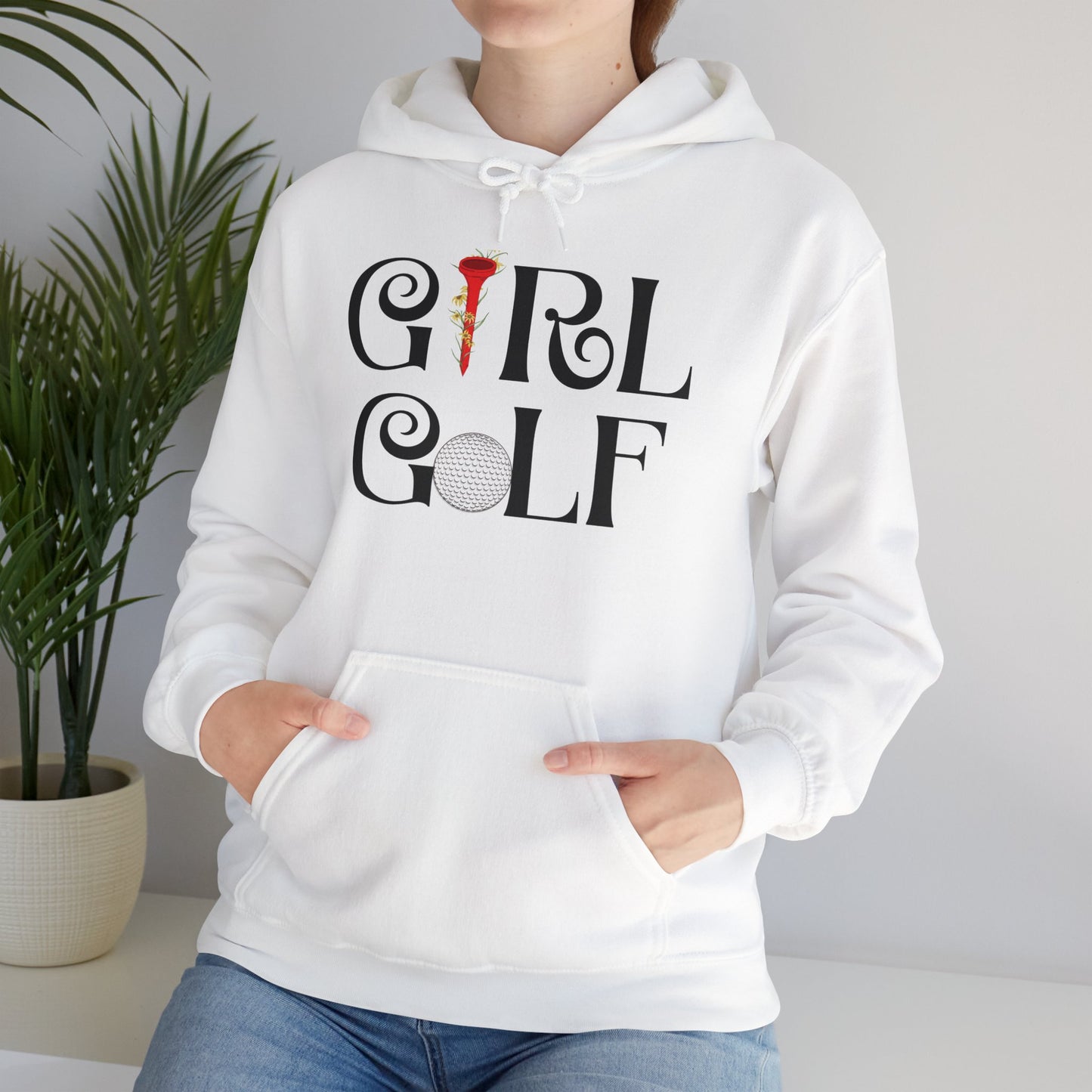 Girl Golf Hoodie - Bold Statement Design