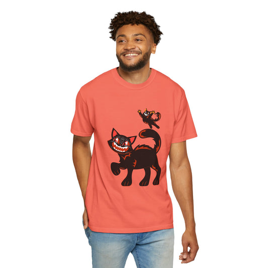 Vintage Playful Halloween Cats T-shirt