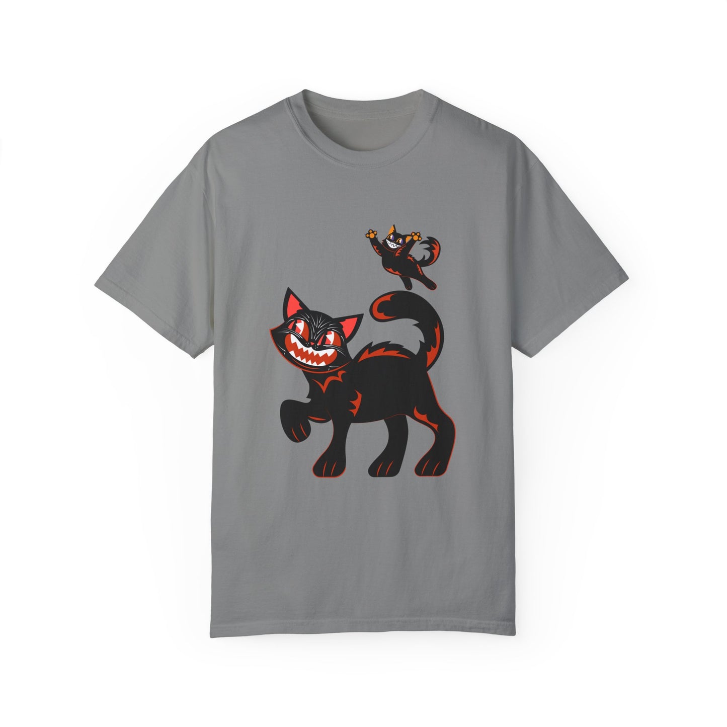 Vintage Playful Halloween Cats T-shirt