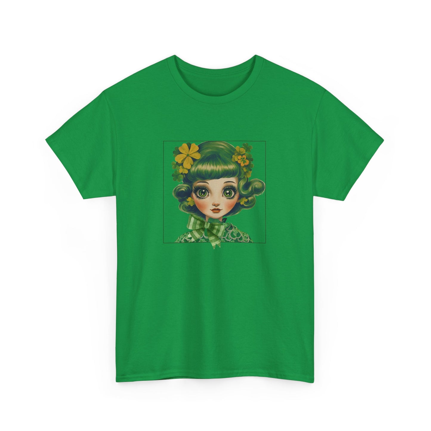 T-Shirt - Irish Eyes Are Smiling Big Eyes Irish Gal