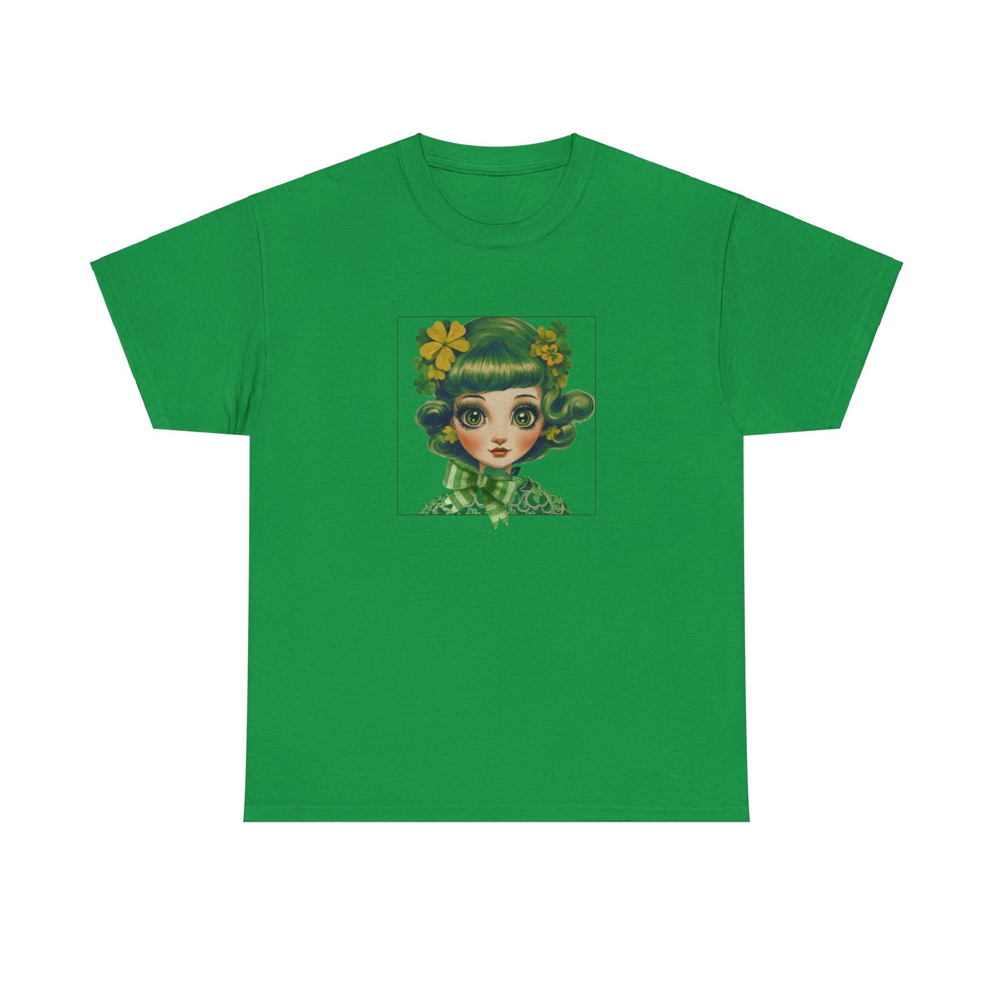 T-Shirt - Irish Eyes Are Smiling Big Eyes Irish Gal