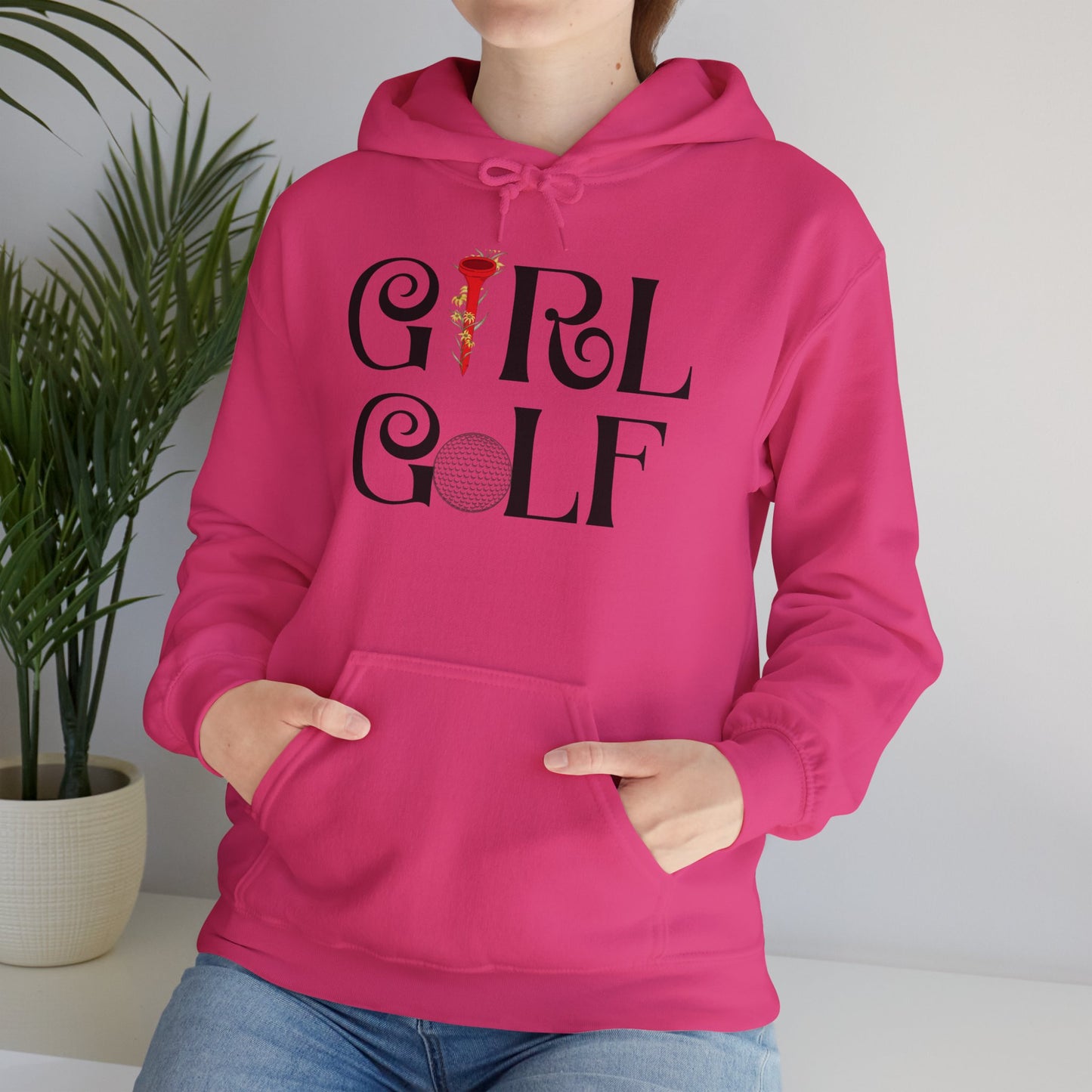 Girl Golf Hoodie - Bold Statement Design