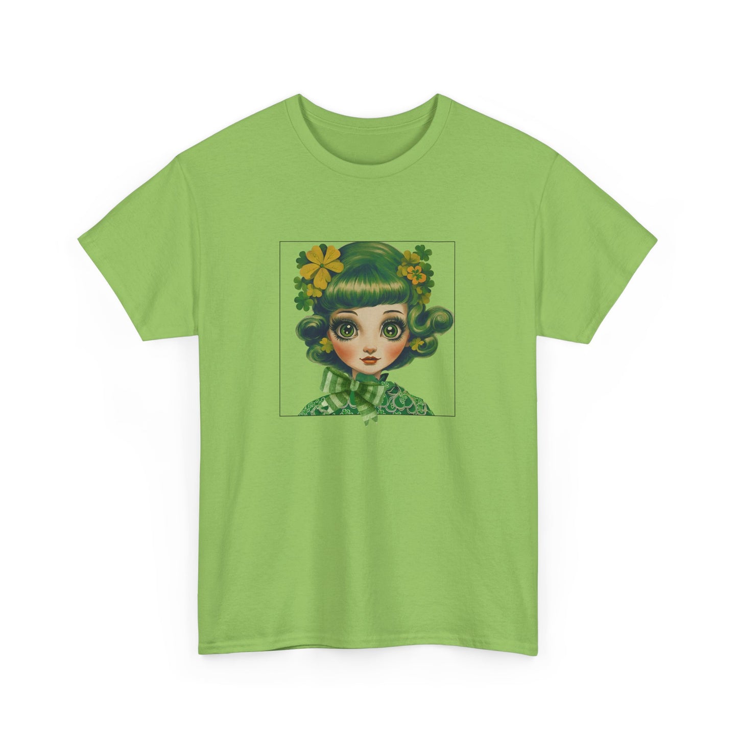 T-Shirt - Irish Eyes Are Smiling Big Eyes Irish Gal