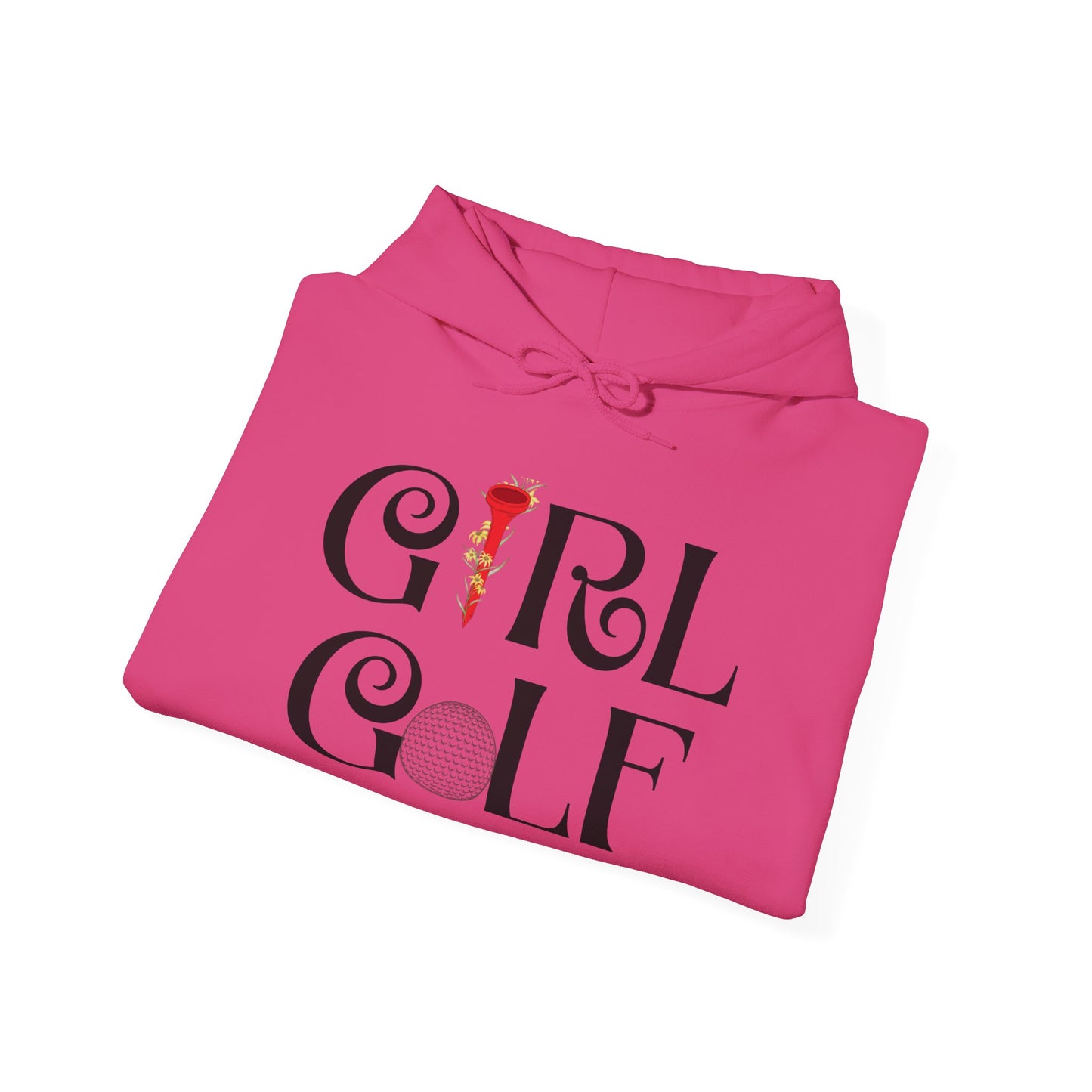 Girl Golf Hoodie - Bold Statement Design