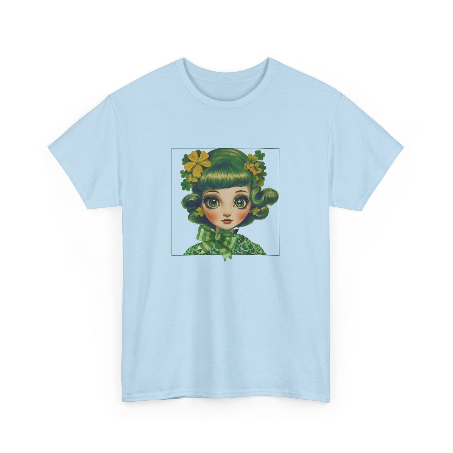 T-Shirt - Irish Eyes Are Smiling Big Eyes Irish Gal