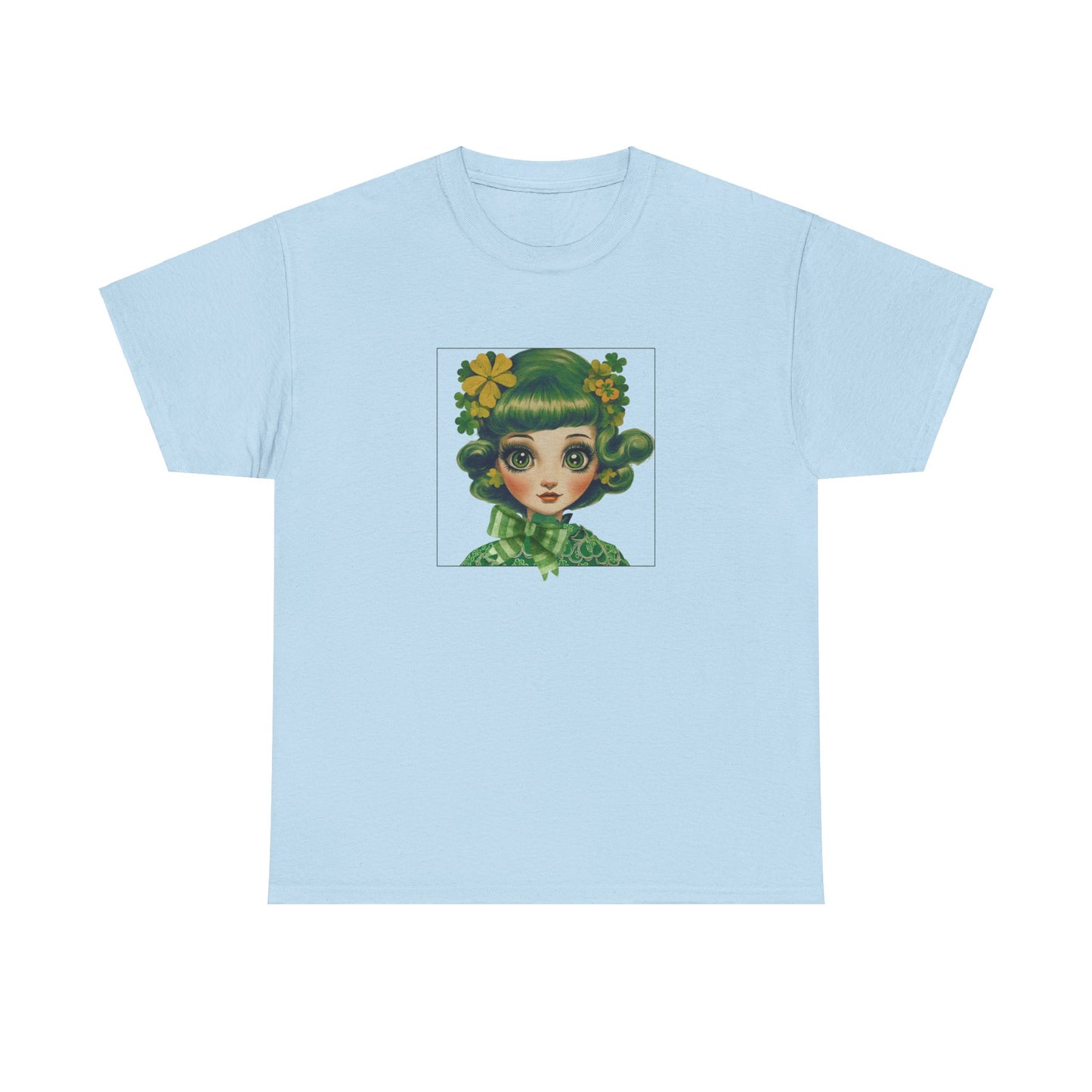 T-Shirt - Irish Eyes Are Smiling Big Eyes Irish Gal