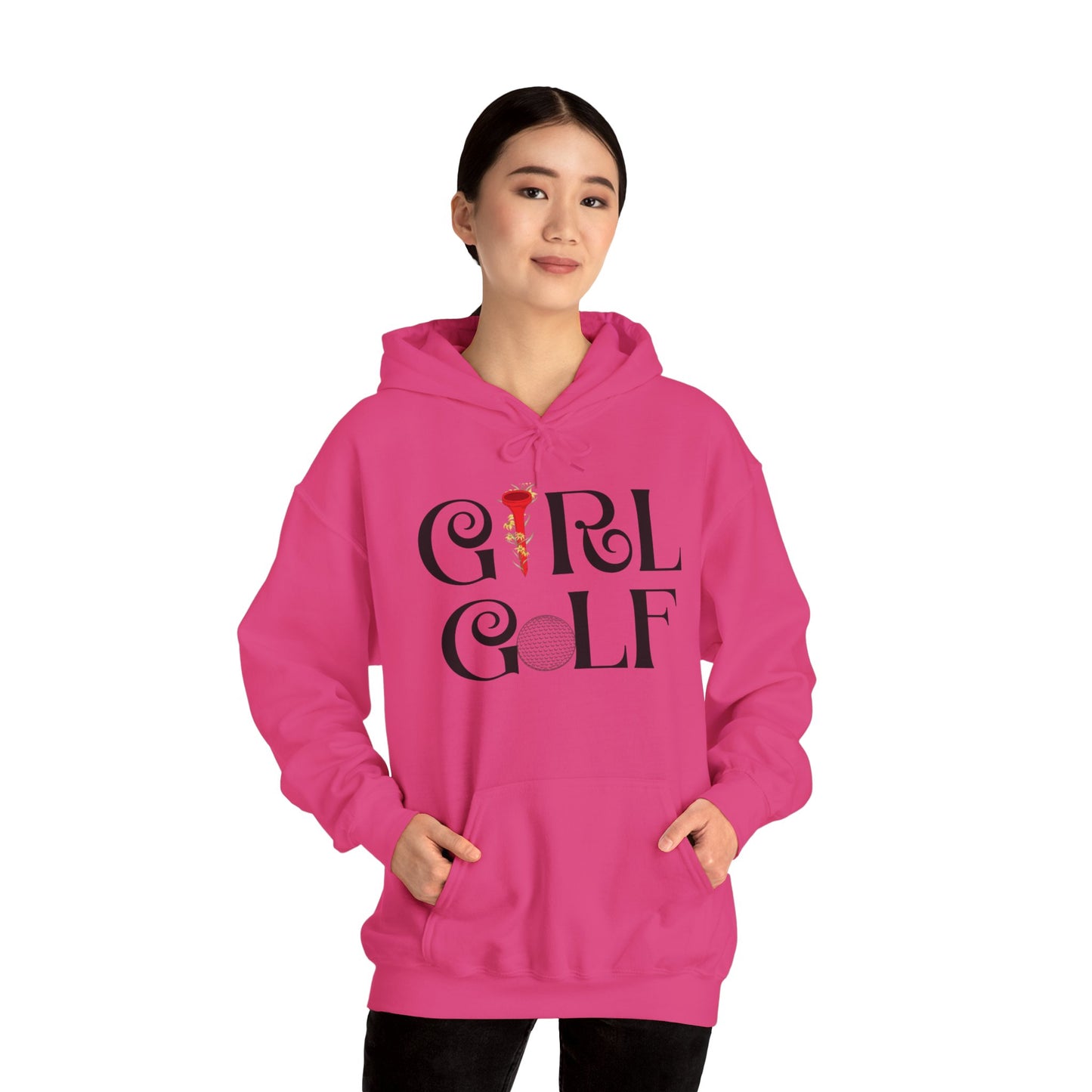 Girl Golf Hoodie - Bold Statement Design