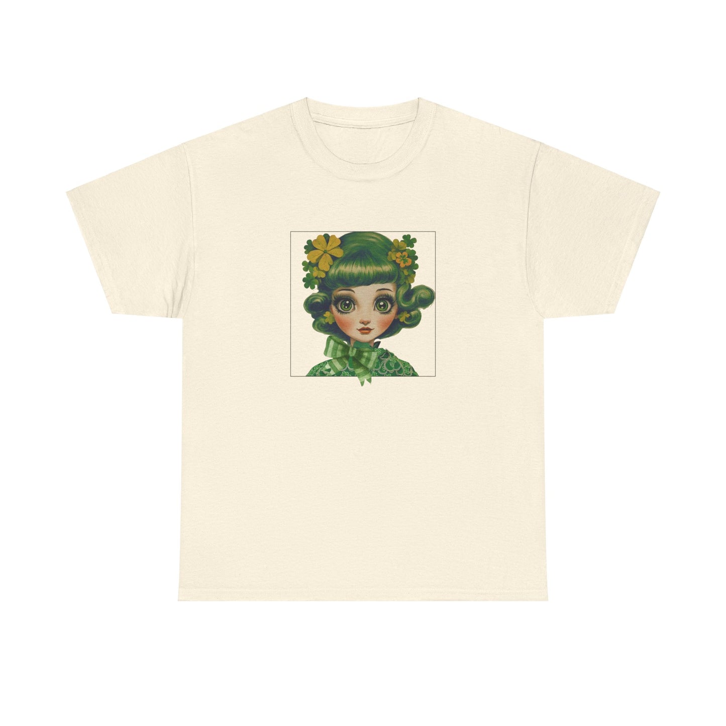 T-Shirt - Irish Eyes Are Smiling Big Eyes Irish Gal