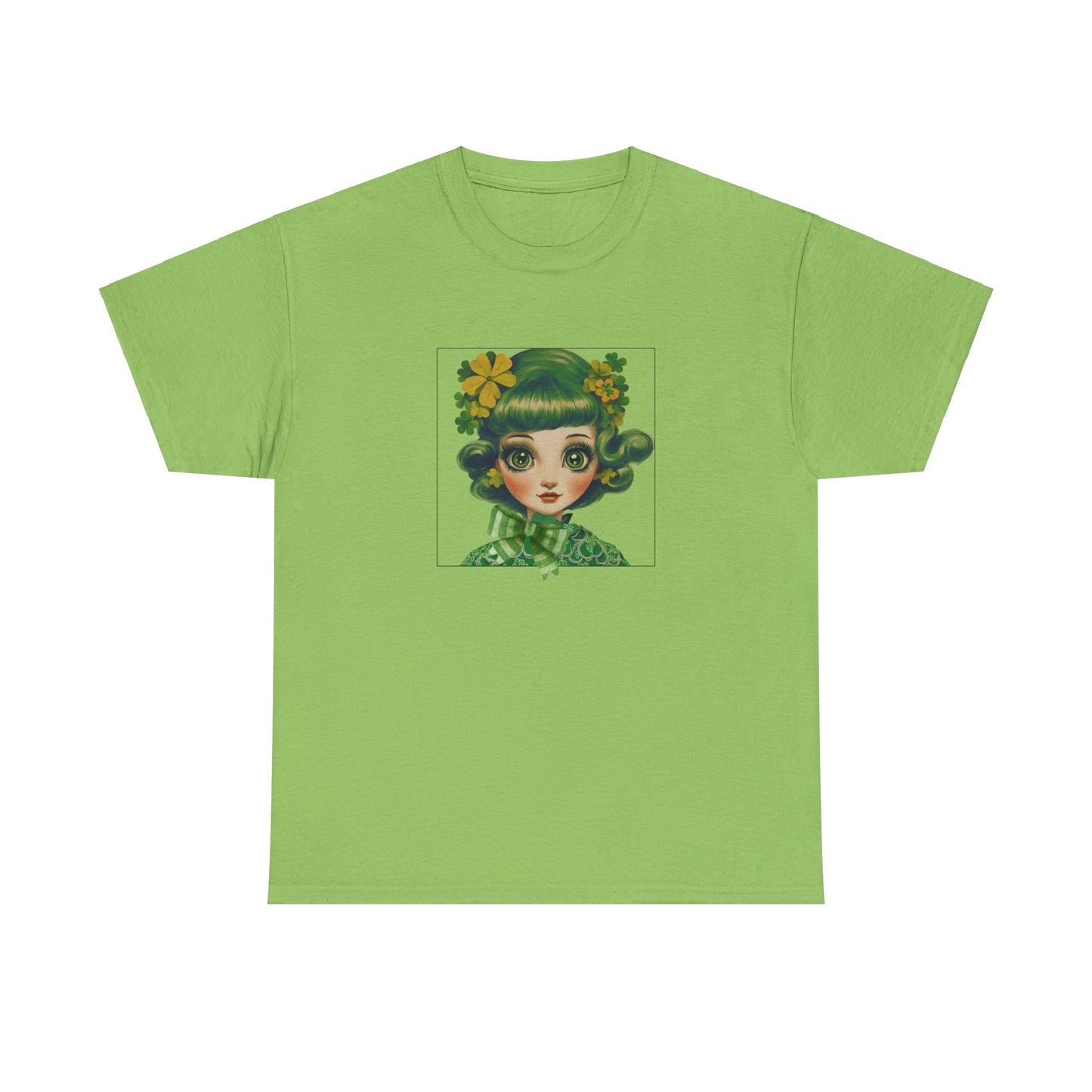 T-Shirt - Irish Eyes Are Smiling Big Eyes Irish Gal