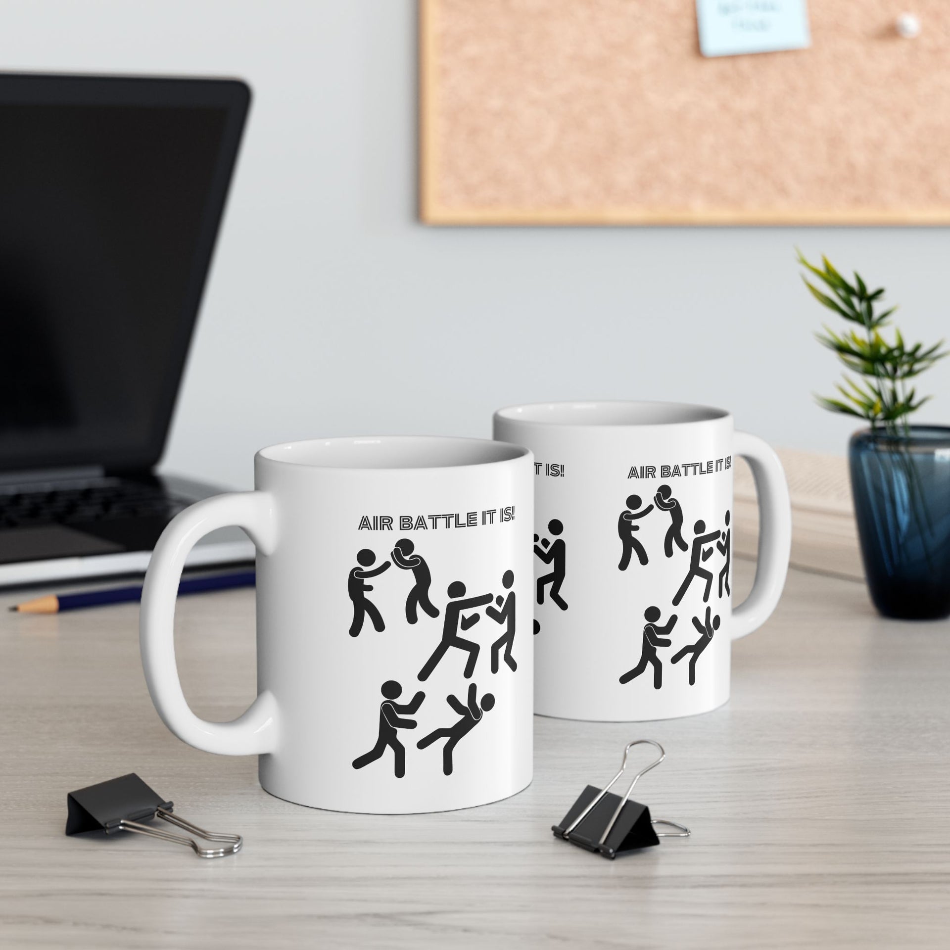 11 oz Ceramic Air Battle Mug – Horizon's Blooming