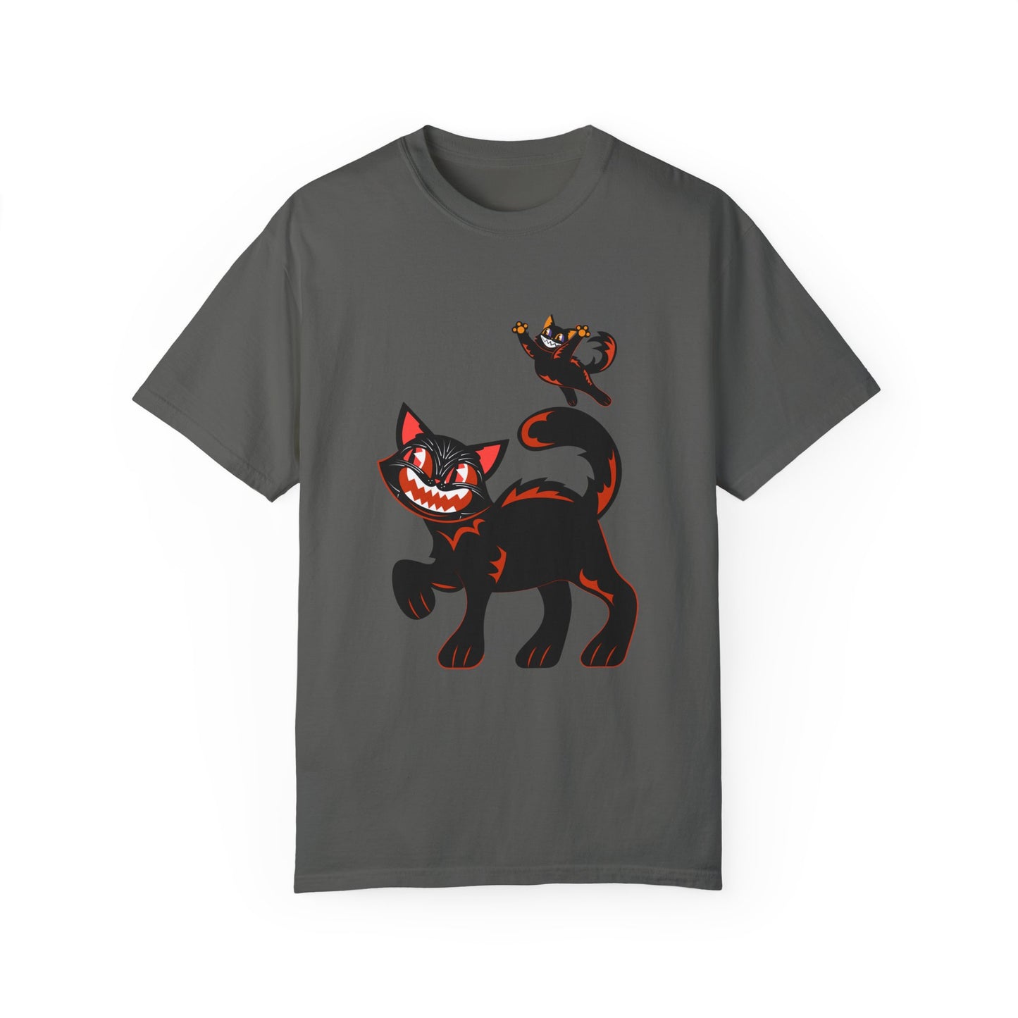 Vintage Playful Halloween Cats T-shirt